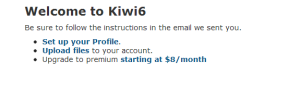 kiwi6提供免費1G外鍊網盤