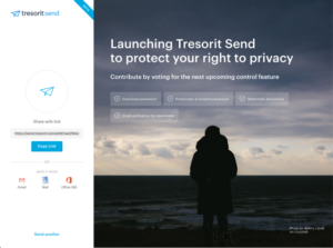 Tresorit Send 免費安全在線文件分享服務單文件5G保存七天