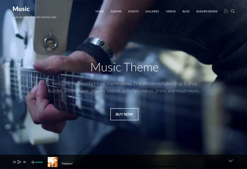 Themify Music WordPress中文主題v2.0.2